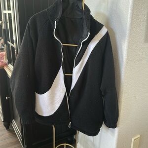 Nike swoosh reversible jacket size M